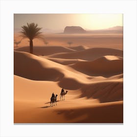 Desert Scene 3 Canvas Print