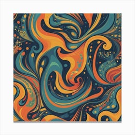 Abstract Pattern Art Print 0 Canvas Print