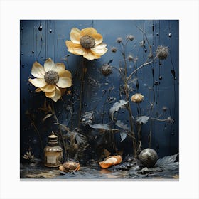 Flowers In The Rain Canvas Print