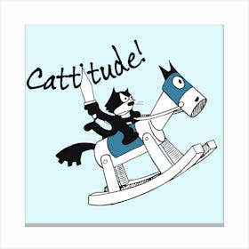 Cattitude Canvas Print