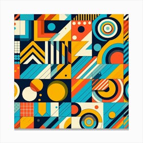 Abstract Geometric Pattern 7 Canvas Print