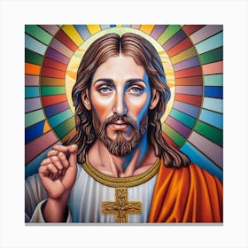 Jesus Christ Wall Art 1 Canvas Print