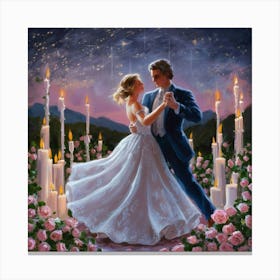 First Dance Canvas Print