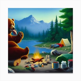 Camping is Fun... Canvas Print