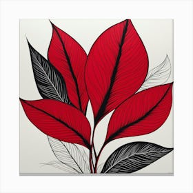 Red Leaves Canvas Print