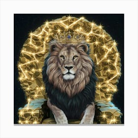 King Lion 3 Canvas Print