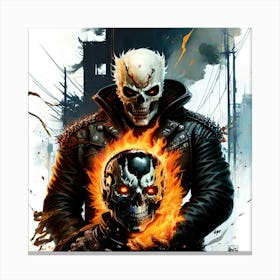 ghost rider 1 Canvas Print