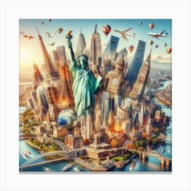 World 4 Canvas Print