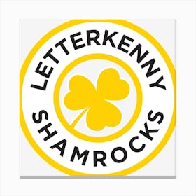 Letterkenny Shamrocks Canvas Print