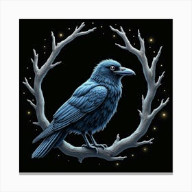 Raven 4 Canvas Print