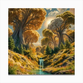 Waterfall Canvas Print