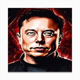 Elon Musk 2 Canvas Print