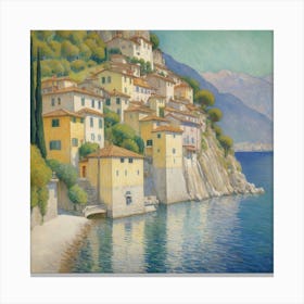 Malcesine Am Gardasee 1913 Gustav Klimt Art Print 1 Canvas Print