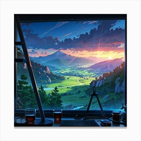 Landscape Painting 3 Canvas Print