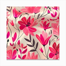 Pink Flowers 2 Canvas Print