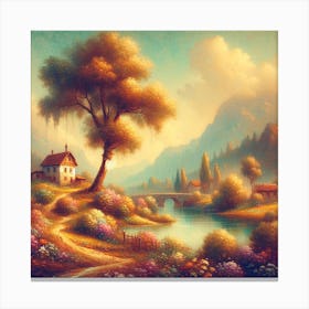 Landscape Painting 4 Canvas Print