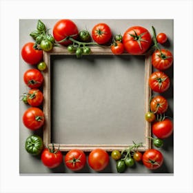 Frame Of Tomatoes 14 Canvas Print