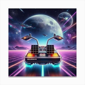 Back To The Future 3 Canvas Print