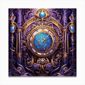 Clock Of Time Canvas Print