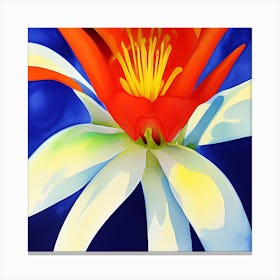 White Lilly 7 Canvas Print