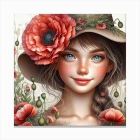 Flower Girl 9 Canvas Print