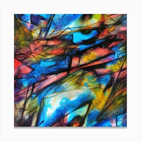 Abstract painting art 13 Canvas Print