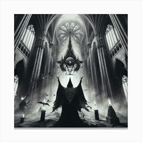 Devil In The Cathedral Canvas Print