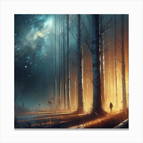 Dark Forest Canvas Print