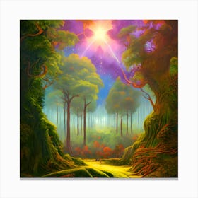 Fantasy Forest Canvas Print