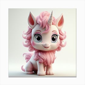 Cute Unicorn 866 Canvas Print