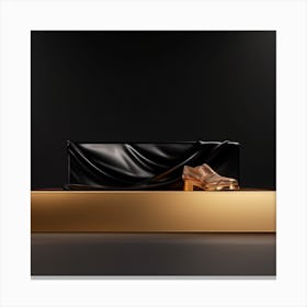 Golden lux Product Background V2 Canvas Print