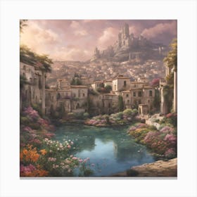 A Beautiful City Canvas Print