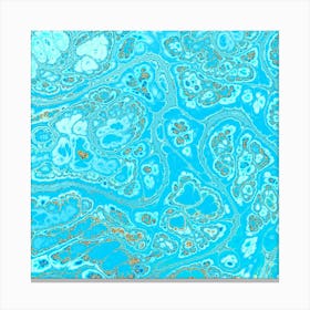 Blue And Gold Canvas Print