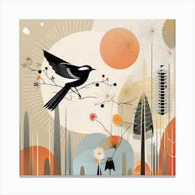 Bird In The Sky Canvas Print