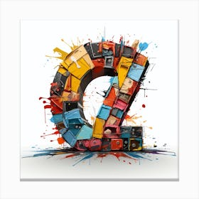 Letter Z 1 Canvas Print