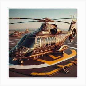 Louis Vuitton Helicopter Canvas Print