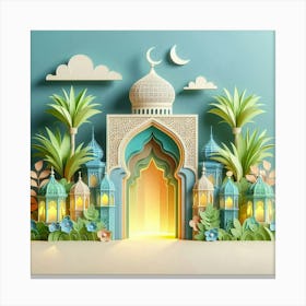 Islamic Ramadan 19 Canvas Print