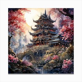 Chinese Pagoda 1 Canvas Print