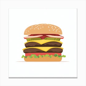 Hamburger 8 Canvas Print