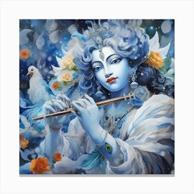 Krishna Wallart Canvas Print