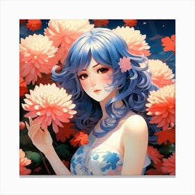 Japanese chrysanthemum 2 Canvas Print