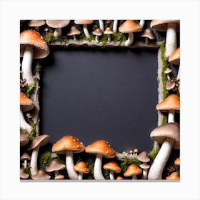 Mushroom Frame 12 Canvas Print