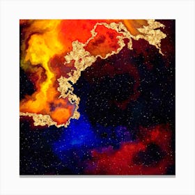 100 Nebulas in Space with Stars Abstract n.080 Canvas Print
