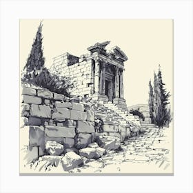 Ruins Of Ephesus Canvas Print