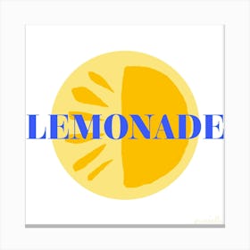 Lemonade Canvas Print