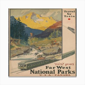 Far West National Parks Canvas Print