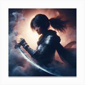 Female moonlight knight 6 Canvas Print