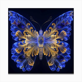 Blue Butterfly 7 Canvas Print