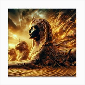 Egyptian Goddess 4 Canvas Print