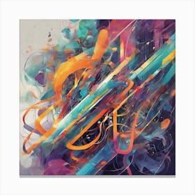 Abstract Painting Canvas Print